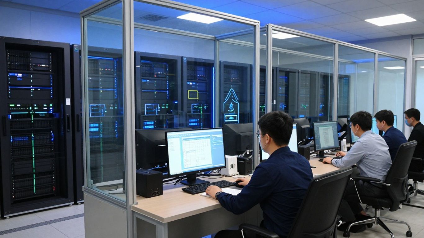 Secure control room for AI workflow operations