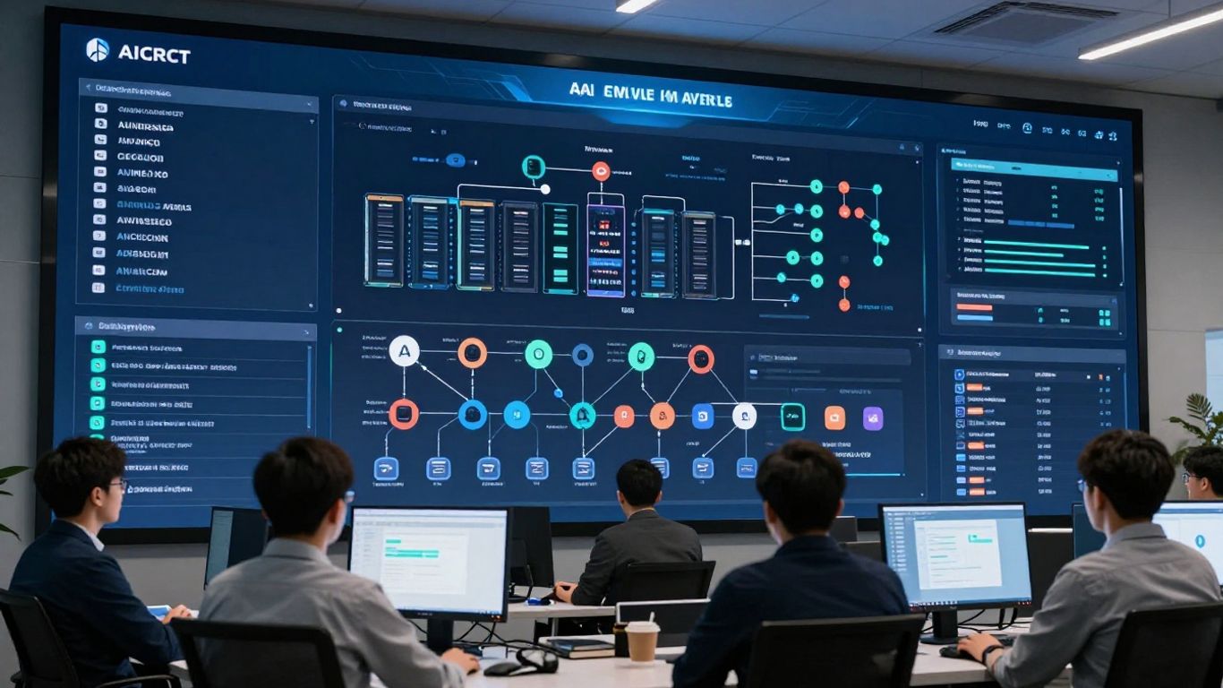 Agent operations dashboard with live workflow activity